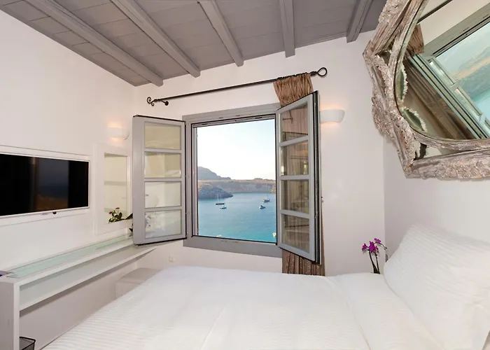 فيلة Shore Boutique With Sea View لينثوس